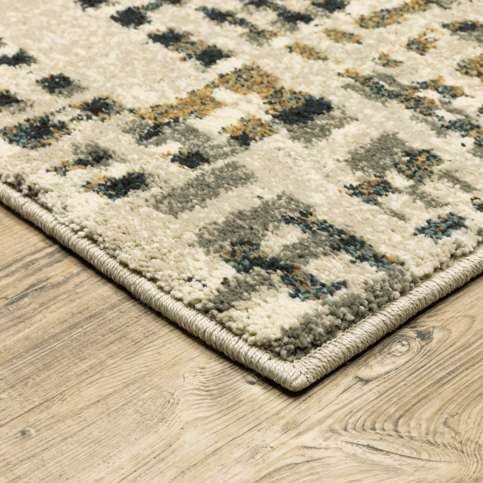 Oriental Weavers Carson Indoor Rug Beige/ Multi 2'3" X 7'6"