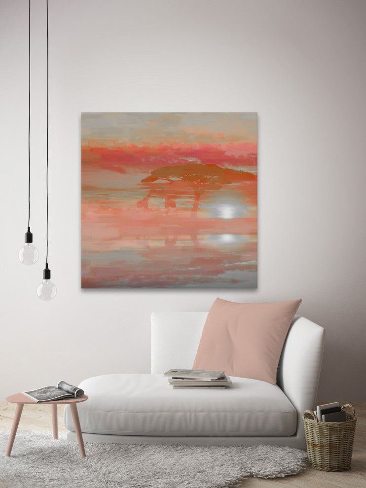 "Gentle Giants" Print on Canvas, 40"x40"