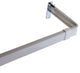 3" Clearance Single Lockseam Curtain Rod, 66-120"