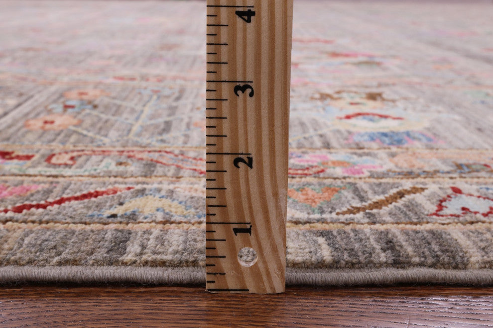 10' 1" X 14' 4" Handmade Persian Tabriz Wool Rug Q9952