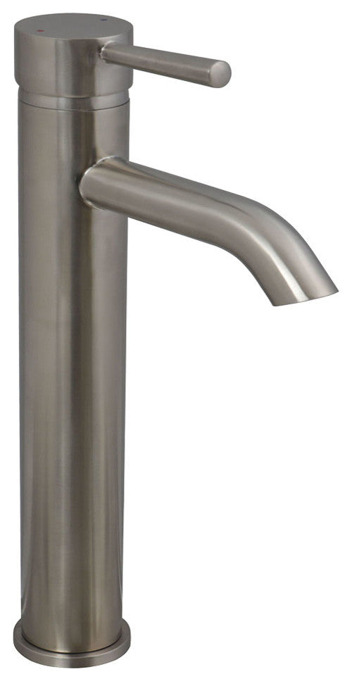 Moncalieri Vessel Sink Filler Faucet, Brushed Nickel