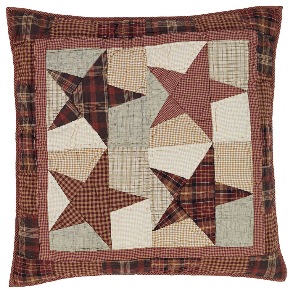 Abilene Star Quilted Euro Sham