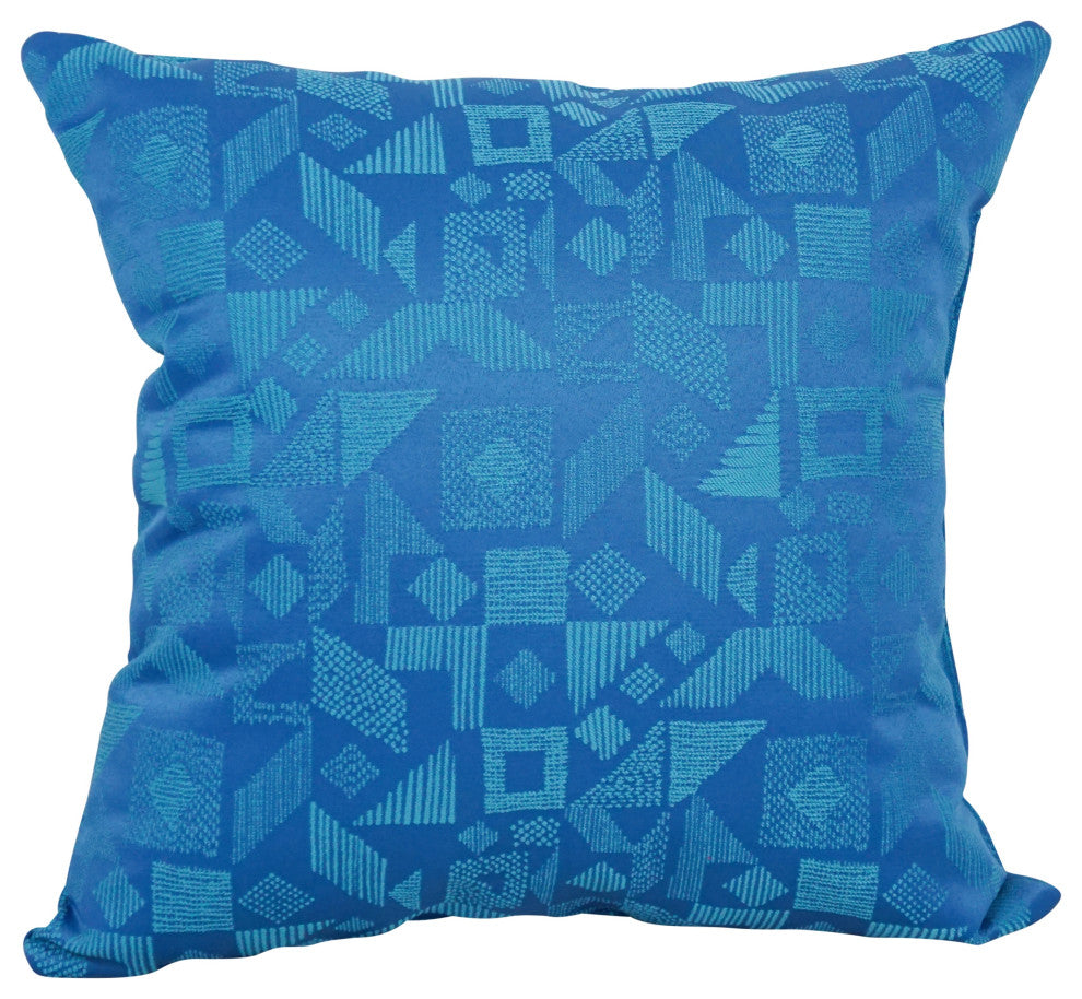 17" Jacquard Throw Pillows With Inserts, Set of 2, Nina Skippe