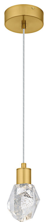 Skye LED Mini Pendant in Brushed Gold