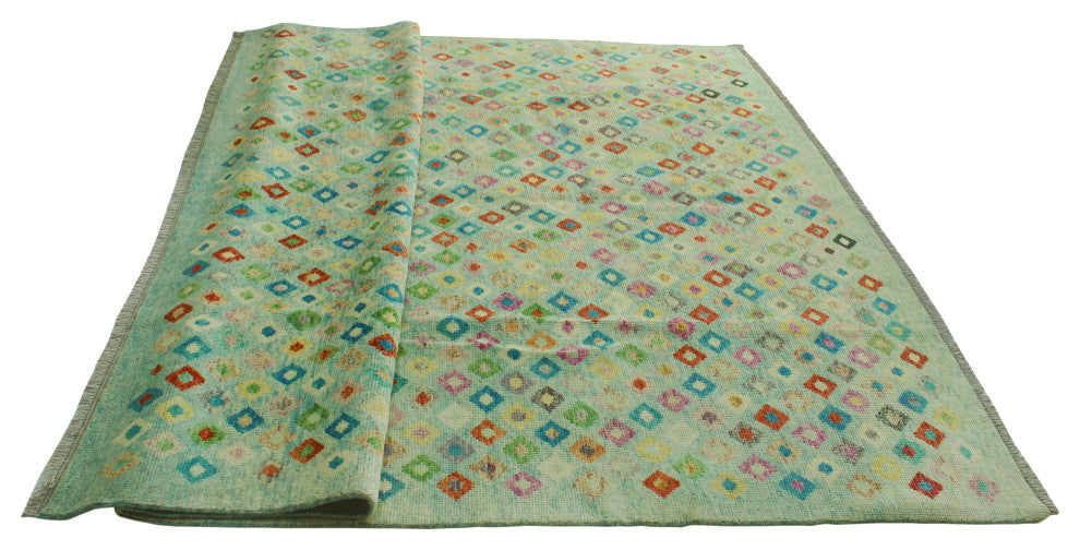 Balochi Tamtun Lt. Green Rug