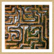 "Earth Maze" Framed Print by Karolis Janulis