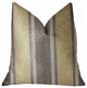 Graceful Bridge Yellow and Gray Luxury Throw Pillow, 12"x20"