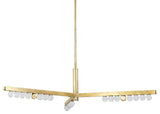Corbett Lighting 382-50 Annecy 51"W Chandelier - Vintage Brass