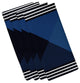22"x22" Nautical Angles, Geometric Print Napkin, Navy Blue, Set of 4