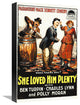 "She Loved Him Plenty" Canvas by Hollywood Photo Archive, 12x18"