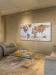 "Warm World" Print on Canvas, 45"x22.5"