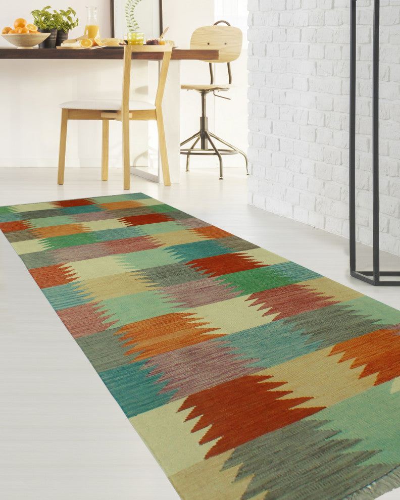 Winchester Kilim Veda Ivory Runner