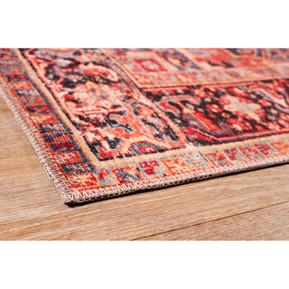 Bergen Heriz Area Rug - Red, 5'x7'6"