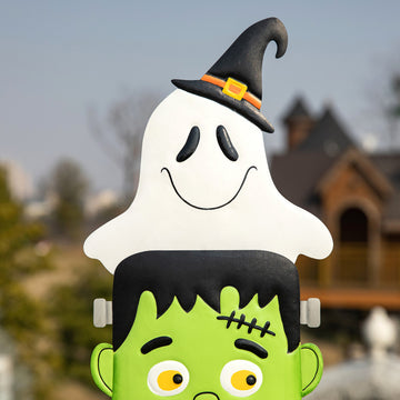 42.5"H Halloween Pumpkin Yard Stake