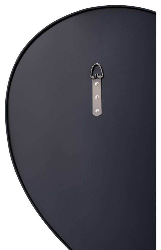 Who Do Ya'' Love Wall Mirror, Black