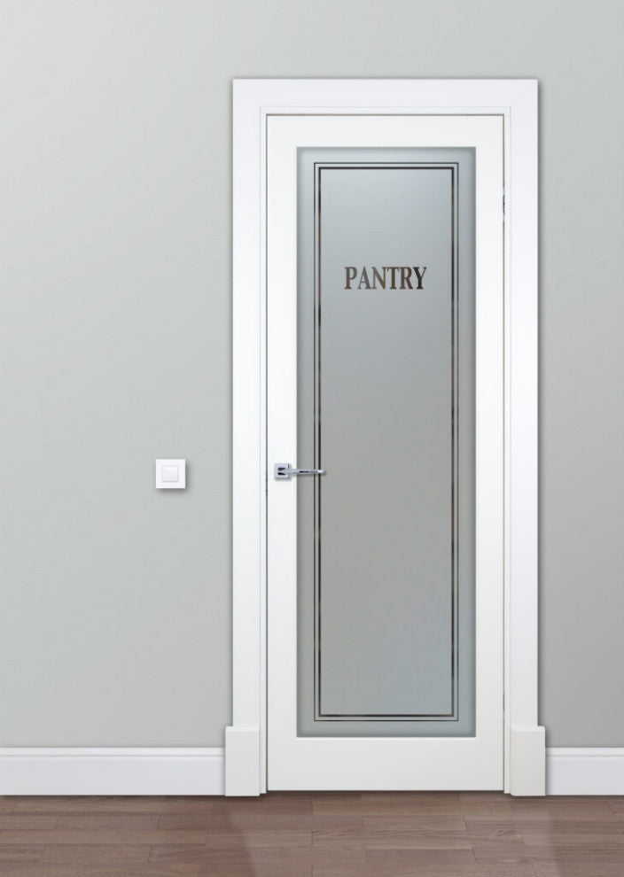 Pantry Door - Classic - Douglas Fir (stain grade) - 30" x 96" - Knob on Left...