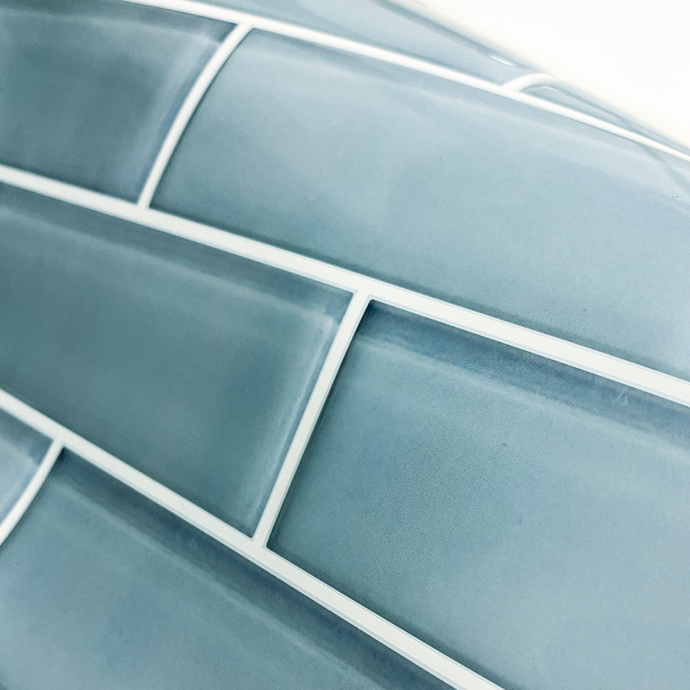 Blue Seaglass Sticktile