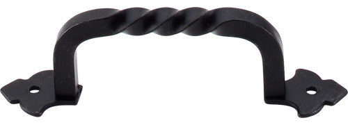 Fixed Norman Crest Pull 4" (c-c) - Patina Black (TKM692)