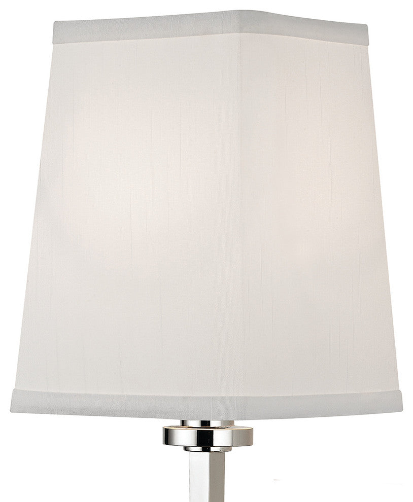 Fletcher 1-Light, Wall Sconce, Polished Nickel