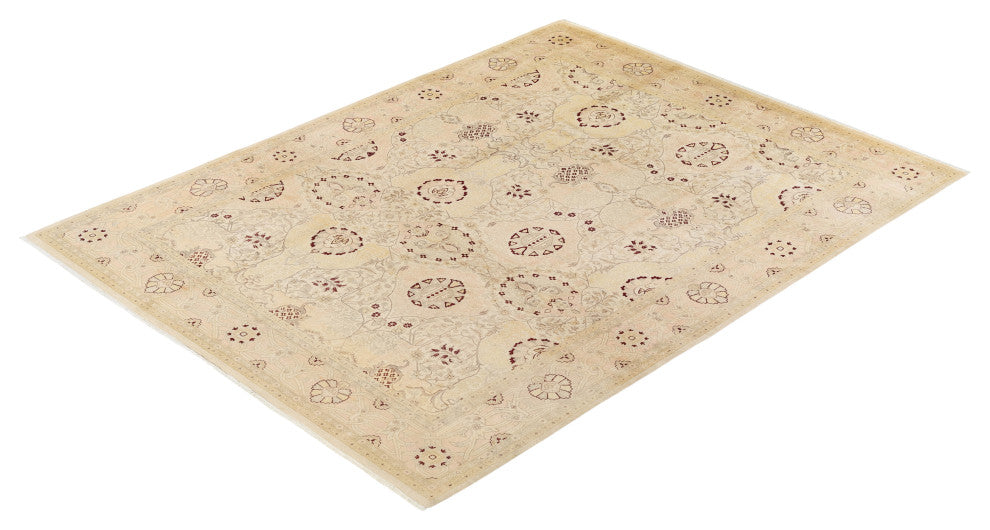 Ximena, One-of-a-Kind Hand-Knotted Area Rug Ivory, 9'2"x12'2"