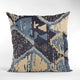 Plutus Blue Hidden Seas Abstract Luxury Throw Pillow, 20"x20"
