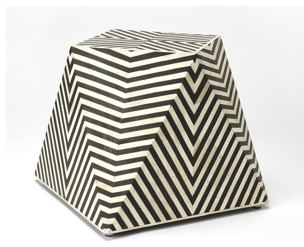 Butler Zanzibar Bone Inlay Accent Table