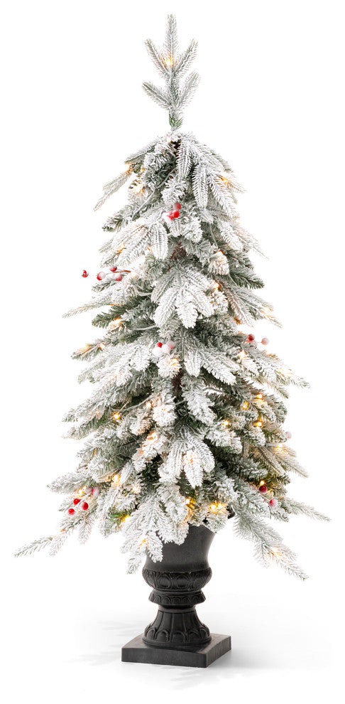 4' Pre-Lit Artificial Christmas Porch Tree