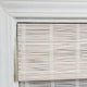 Cordless Bayshore Matchstick Bamboo Roman Shade, White, 31"x64"