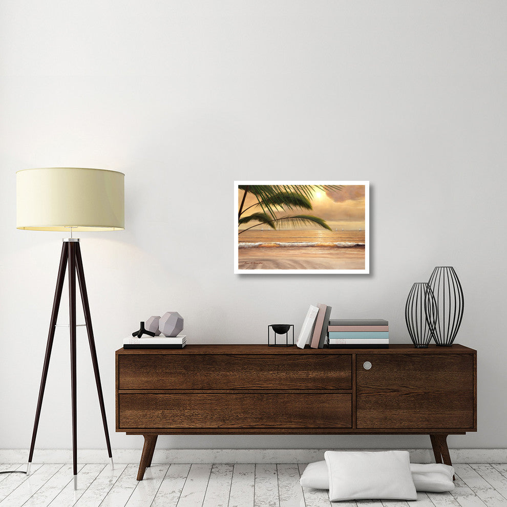 "Sunset Surf" Digital Paper Print by Diane Romanello, 32"x22"