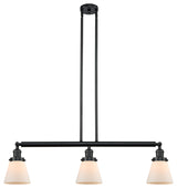 Innovations Lighting 213-Bk-G61-Led 3 Light Dimmable Led Island Light