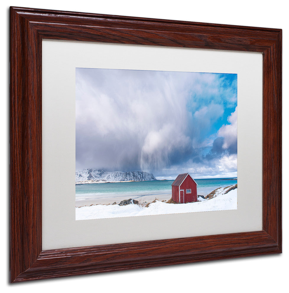 Michael Blanchette Photography 'Beach Mood' Matted Framed Art, 14x11