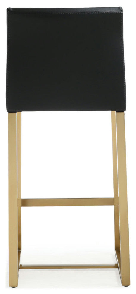 TOV Furniture Denmark Black Gold Steel Counter Stool (Set of 2)