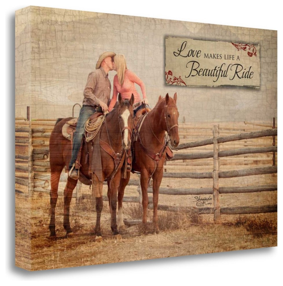 "Beautiful Ride" By Shawnda Eva, Giclee Print on Gallery Wrap Canvas