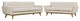 Engage Loveseat and Sofa Set of 2, Beige