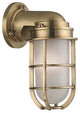 Carson, One Light Wall Sconce, Aged Brass Finish