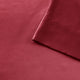 Madison Park Essentials Satin Luxury 6 PC Sheet Set, Red
