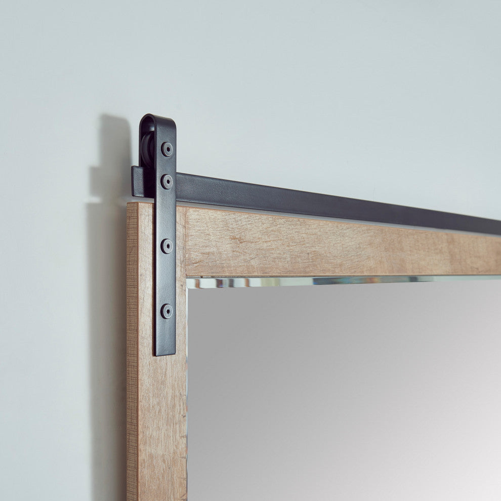 Cortes Rectangular Wall Mount Mirror, North American Logs, 60"