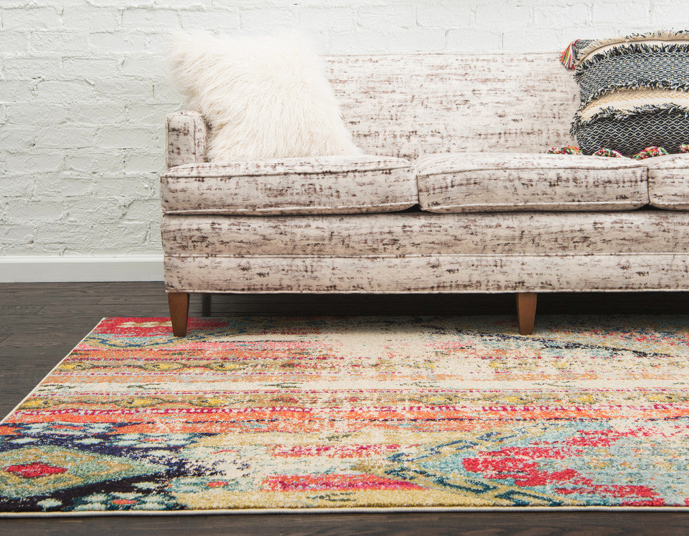 Unique Loom Multicolored Yosemite Sedona 6'' 0 x 6'' 0 Square Rug