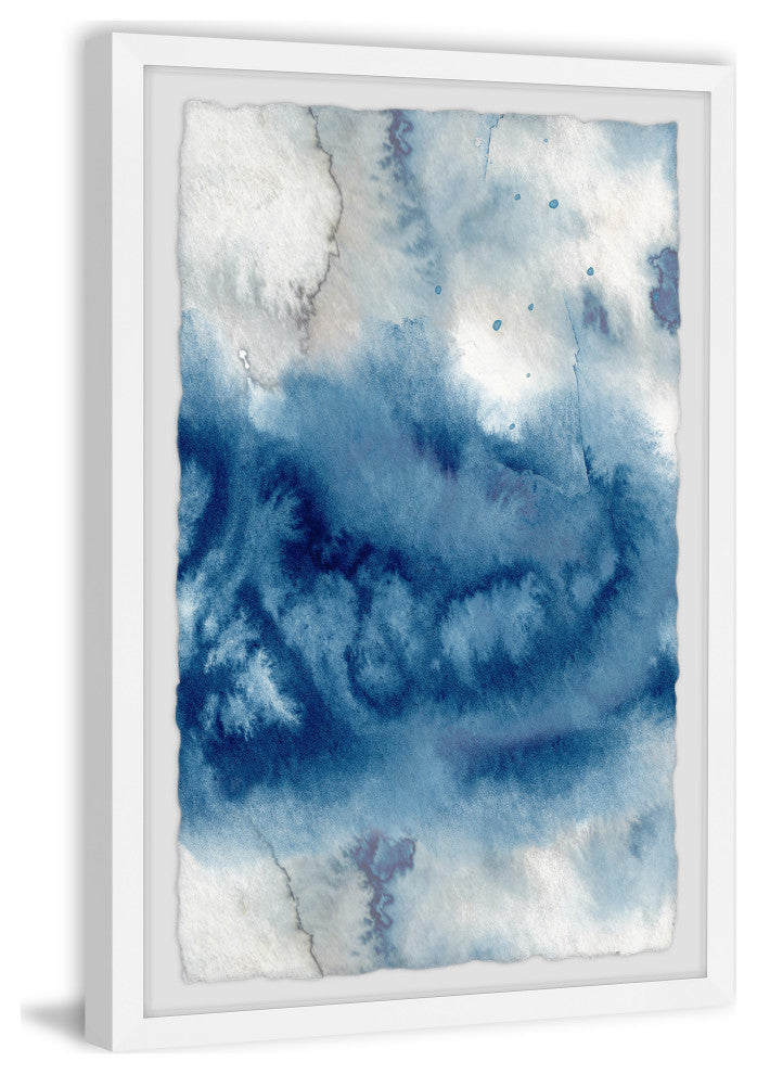 "Converging Waves" Framed Painting Print, 20x30