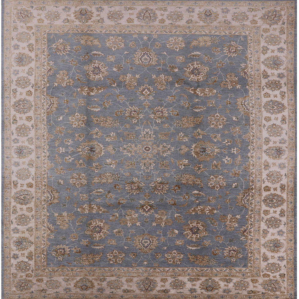 Ahgly Company Indoor Square Mid-Century Modern Area Rugs, 7' Square