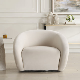 Uttermost DeSoto Cream Swivel Chair