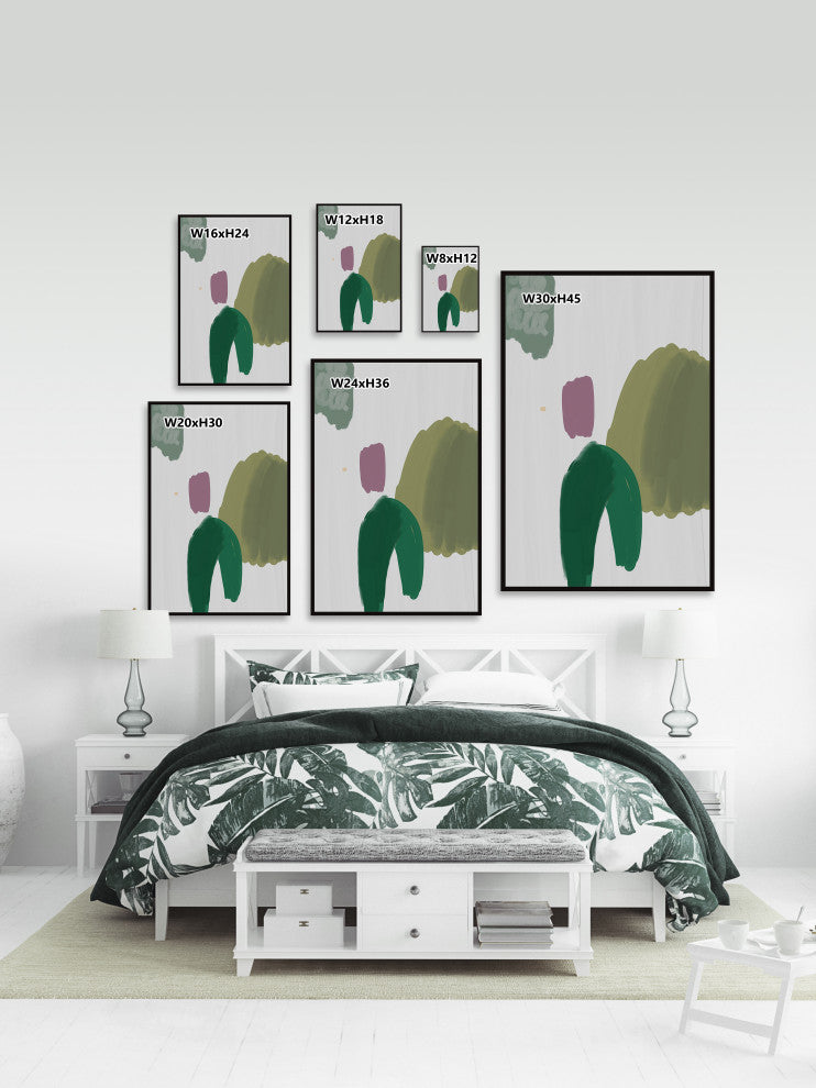 "Unique Magic" Floater Framed Painting Print on Canvas, 40x60