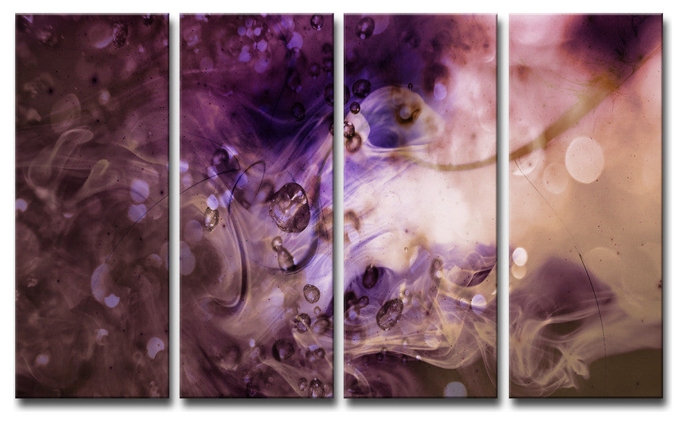 Ready2HangArt ''Glitzy Mist VIII'' by Tristan Scott, 24"x48", 4 Piece Set