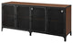 Sona 60" Industrial TV Stand - Dark Walnut