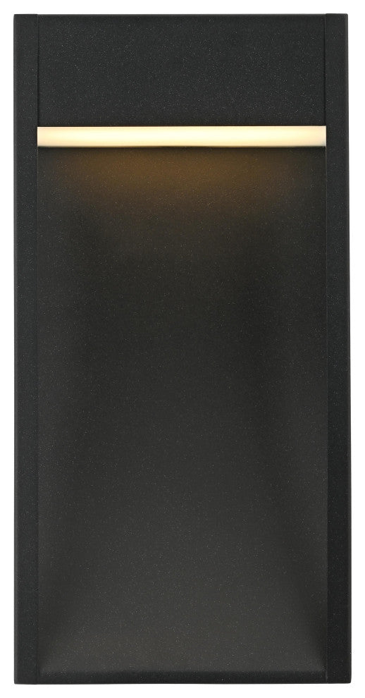 Home Living 7.5" Outdoor Wall Sconce, Black