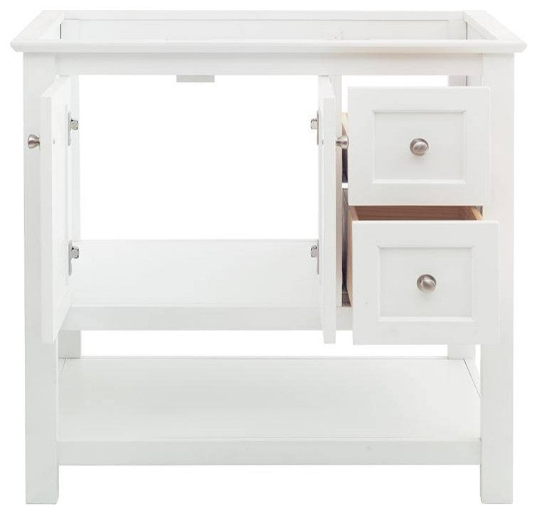 Fresca FCB2336WH Manchester 36" White Traditional Bathroom Cabinet