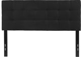 Full Headboard-Black Fabric