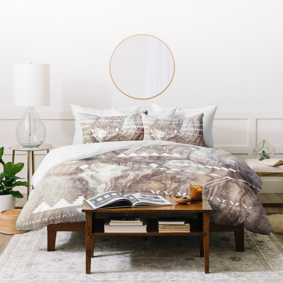 Iveta Abolina Geo Steps Duvet Cover Set, King