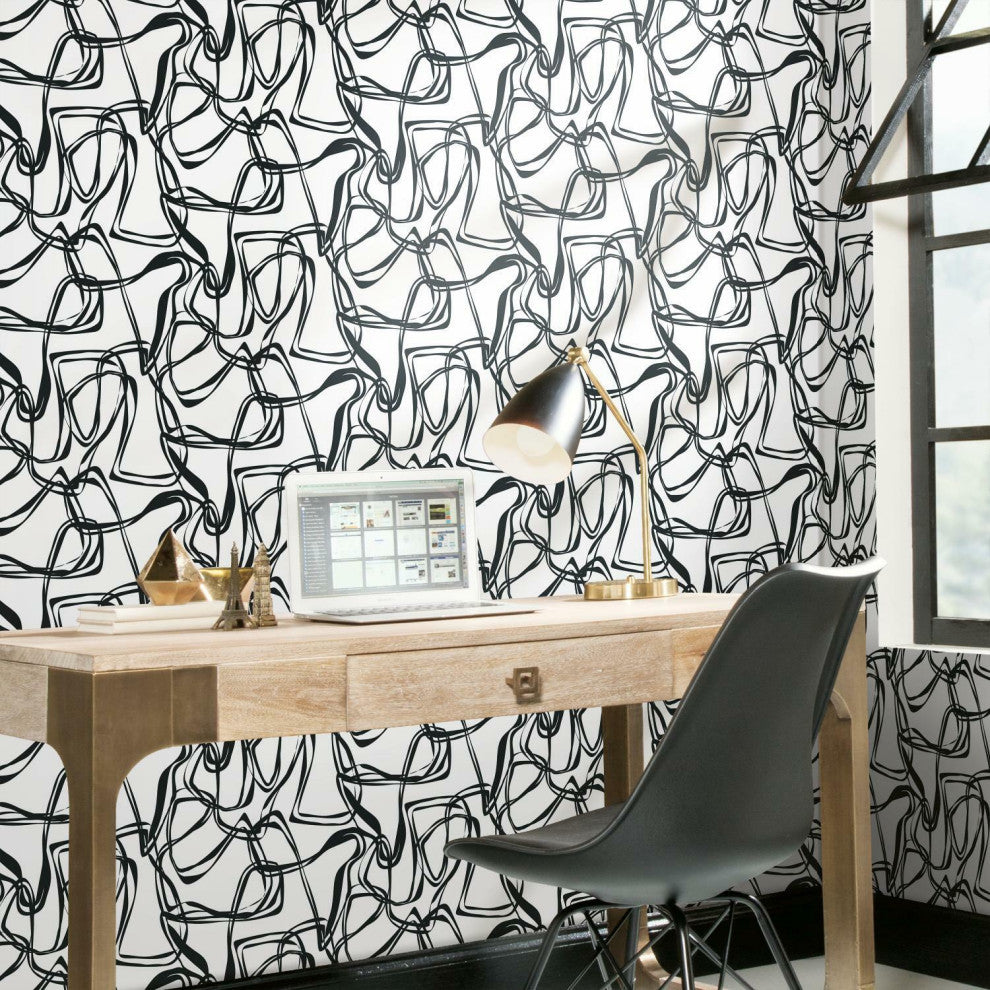 Ribbon Trail Peel and Stick Wallpaper