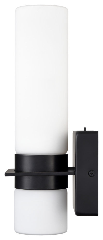 LED Light 4.25 in. Matte Black Outdoor